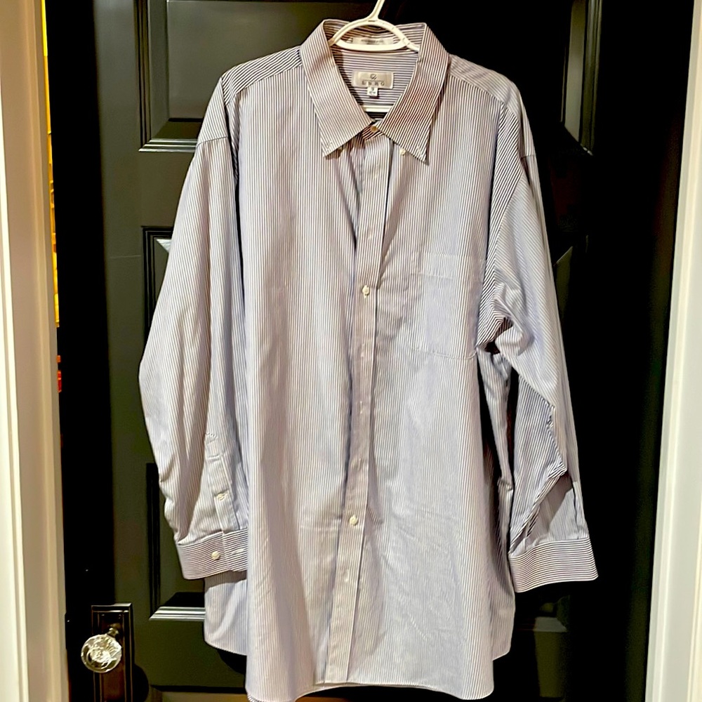 Blue stripe dress shirt